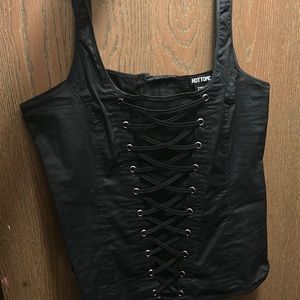 Hot Topic corset tank top